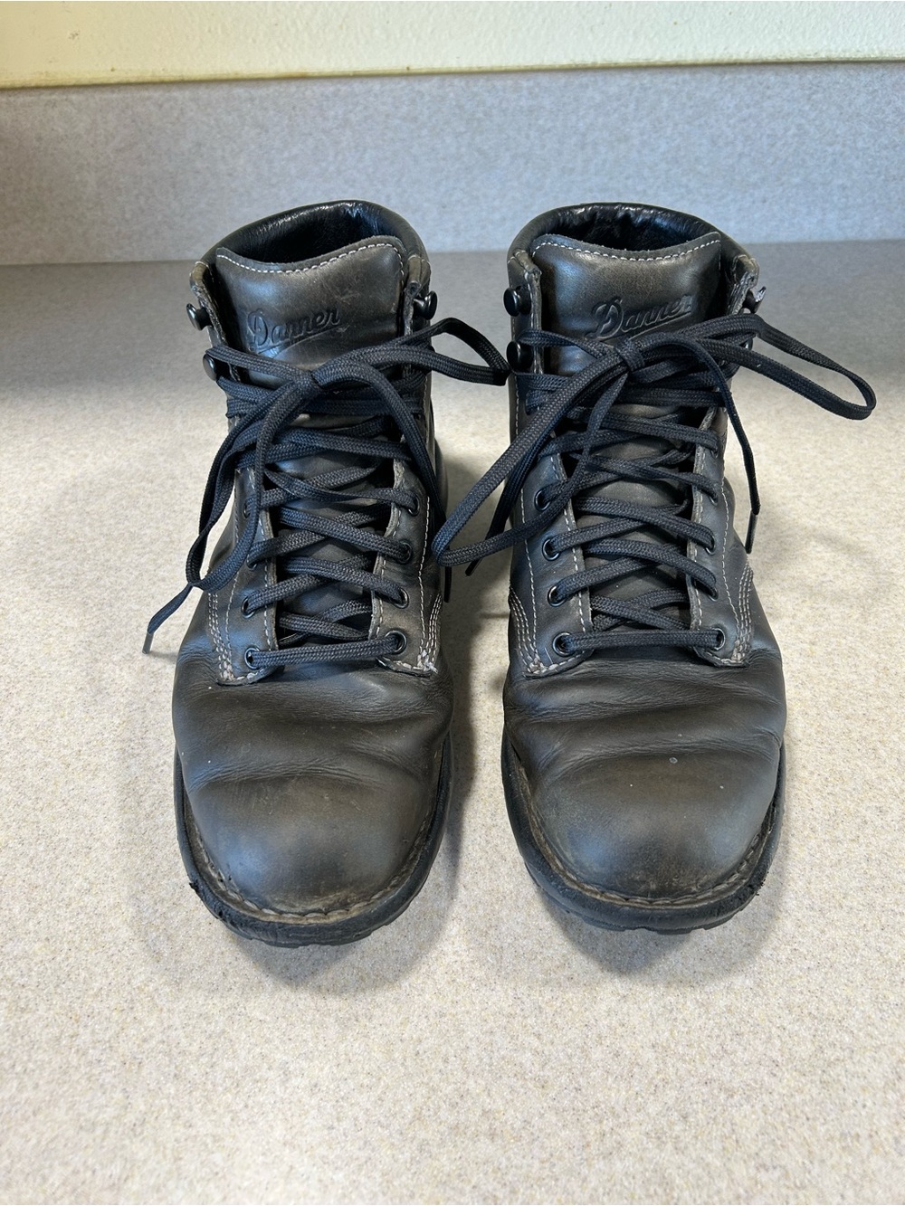 Danner Logger 917 GTX Charcoal Grey Leather Waterproof Hiking Boots Women's 8.5 - Picture 3 of 6